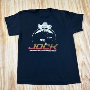 JOCK The Final One Night Stand Tour T Shirt Black‎ Size Medium Music Band